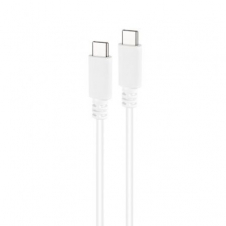 Cable USB 2.0 Tipo-C Nanocable 10.01.2301-L150-W/ USB Tipo-C Macho - USB Tipo-C Macho/ 480Mbps/ 1.5m/ Blanco