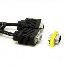 Cable svga d - sub15 de 5 m - m - h con adaptador m - m