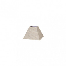 Pantalla Piramide Tenorio E27 Lino Beis 17dx8dx13h