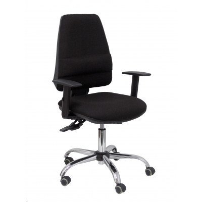 Silla Elche S 24 horas bali negro con refuerzo lumbar