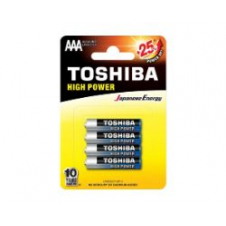 Pack 4 Pilas Toshiba AAA Alcalinas LR03 1.5V(R03AT BL4)