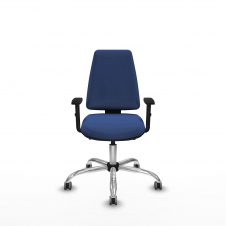 Piqueras y Crespo Elche AS bali azul marino brazos 1D base cromada ruedas engomadas 65mm