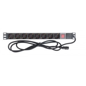 Regleta de corriente para rack 19'' 1 U Fonestar FRP-8MC14