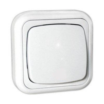 Pulsador Electrico Superficie 10A BLANCO