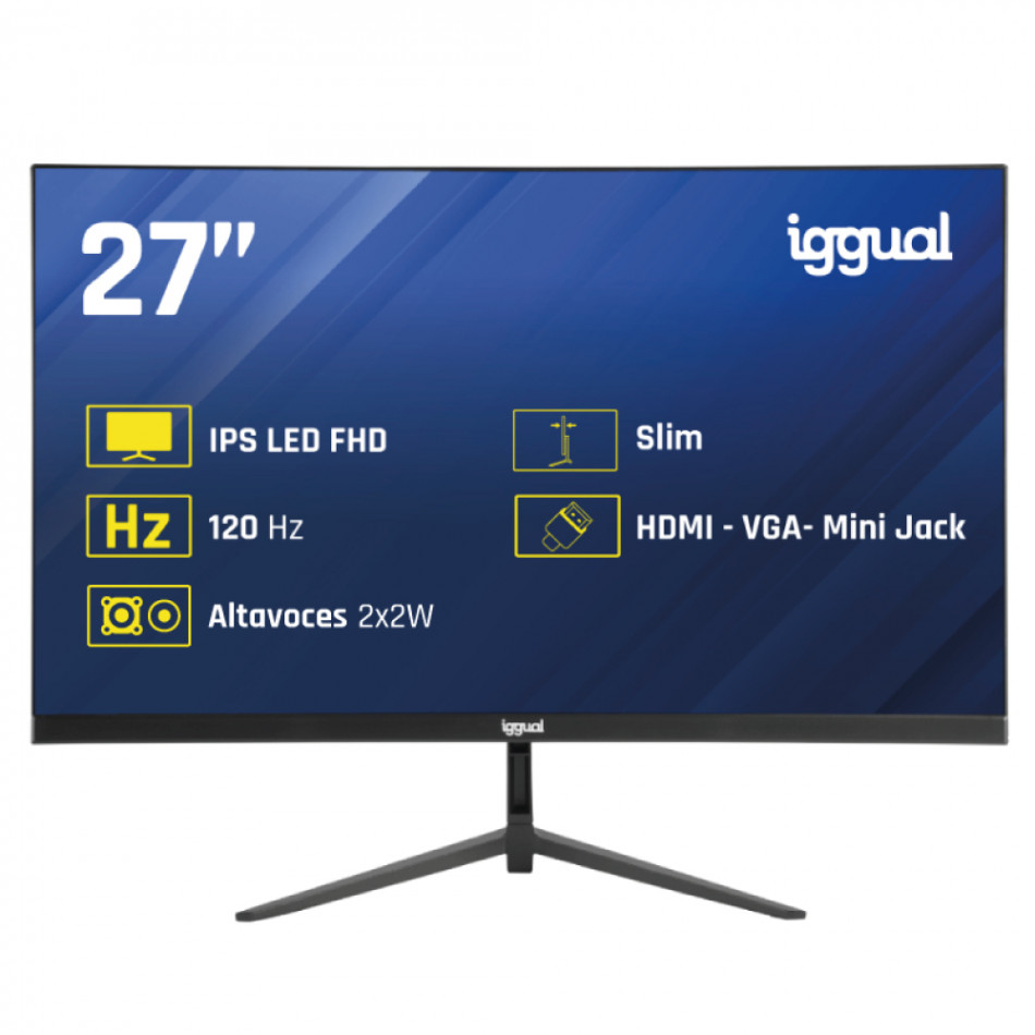 Monitor 27" IPS 1ms FHD 120Hz VGA HDMI +Altavoces