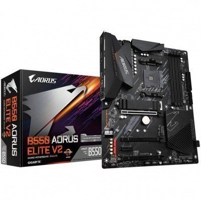 Placa base gigabyte b550 aorus elite v2 am4 atx - 4x ddr4 - 4x sata 6gb - s - 5x usb 3.2 - 2x usb 2.0