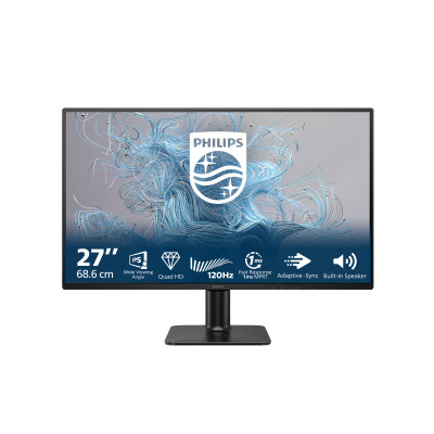 2000 series 27E2N2500/00 pantalla para PC 68,6 cm (27) 2560 x 1440 Pixeles Quad HD LCD Negro