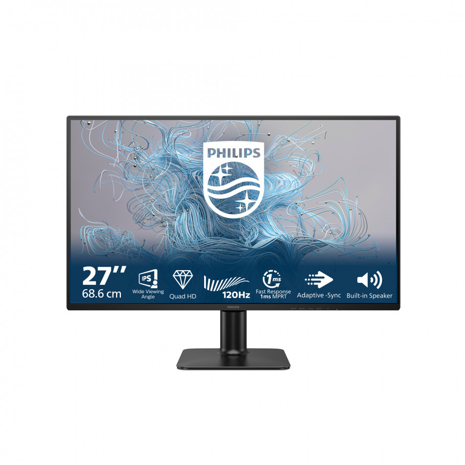 2000 series 27E2N2500/00 pantalla para PC 68,6 cm (27") 2560 x 1440 Pixeles Quad HD LCD Negro