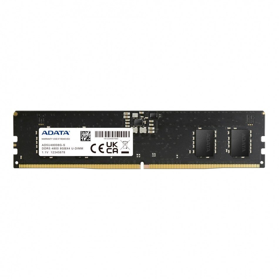 AD5U48008G-S módulo de memoria 8 GB 1 x 8 GB DDR5 4800 MHz ECC
