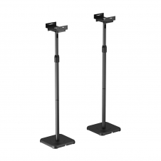 AISENS Soporte Universal De Suelo Giratorio E Inclinable Para Altavoces, Negro