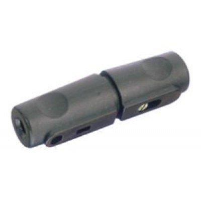 Portafusible aereo con tornillos 5x20mm NEGRO