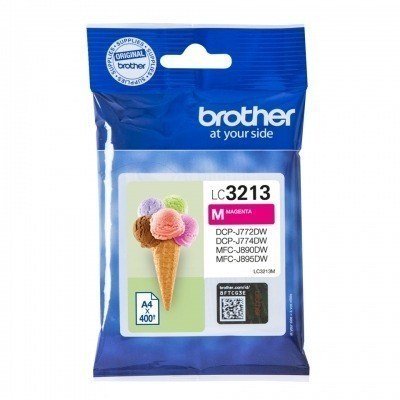 CARTUCHO INKJET BROTHER ORIGINAL MAGENTA LC3213M DCPJ572/MFCJ491