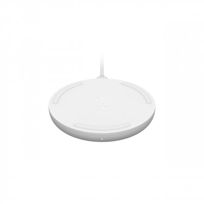 WIA001BTWH cargador de dispositivo móvil Teléfono Blanco Corriente alterna Cargador inalámbrico Carga rápida Auto