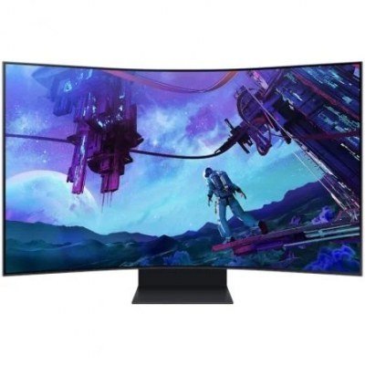 Monitor Gaming Curvo Samsung Odyssey Ark S55CG970NU 55/ 4K/ 1ms/ 165Hz/ VA/ Smart TV/ Multimedia/ Negro