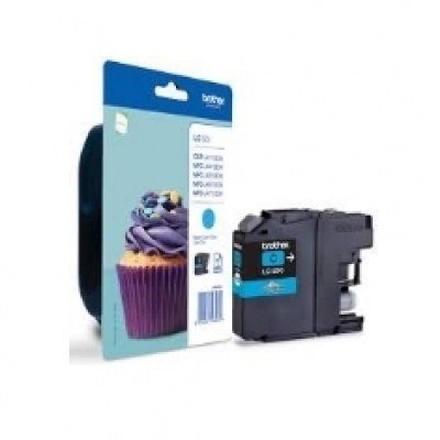 Cartucho tinta brother lc123c cian 600 paginas dcpj4110dw - mfcj4410dw - mfcj4510dw - mfcj4710dw