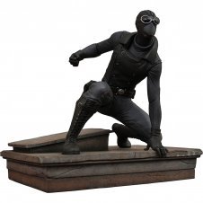 Figura diamond select toys marvel gallery spider - man traje negro re - run