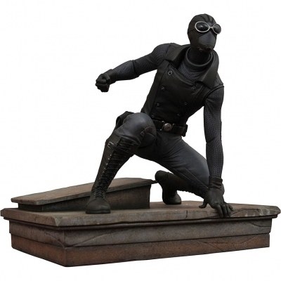 Figura diamond select toys marvel gallery spider - man traje negro re - run