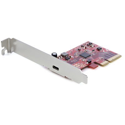 Tarjeta PCIe 1 Puerto USB-C 3.2 Gen 2x2 - Tarjeta Controladora PCI Express 3.0 x4 USB Tipo C SuperSpeed de 20Gbps - Tarjeta Adaptadora USB Tipo C - Tarjeta de Expansión - Windows y Linux