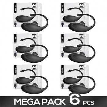 Pack de 6 Huevo Vibrador Control Remoto USB