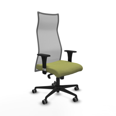 Albacete malla sincro malla gris bali verde oliva brazos 1D base nailon ruedas 65mm engomadas