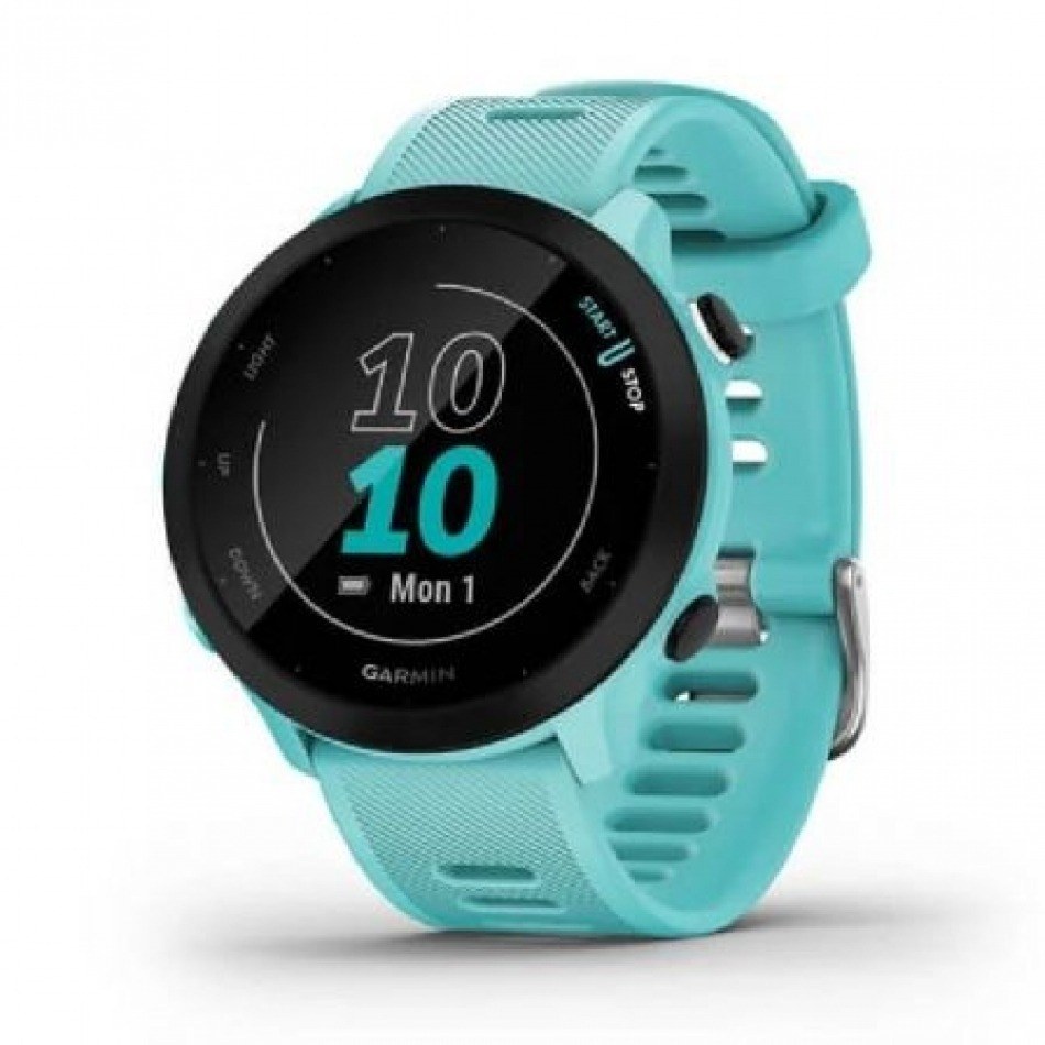 Smartwatch Garmin Forerunner 55/ Notificaciones/ Frecuencia Cardíaca/ GPS/ Azul