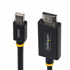StarTech.com Cable Adaptador Mini DisplayPort a HDMI de 2m - 4K 60Hz HBR3/HDCP 2.3/DPCP - Cable mDP a HDMI 2.0 - Conversor de Vídeo Activo Mini Displ