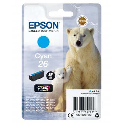 Cartucho de Tinta Original Epson nº26/ Cian