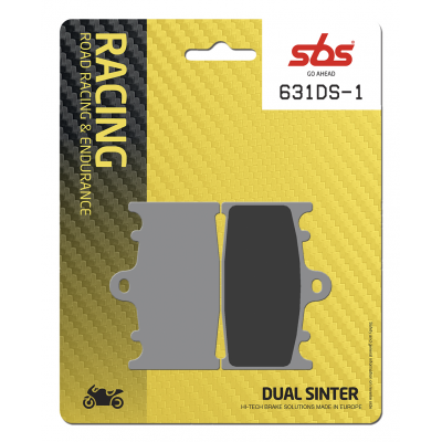 DS Racing Dual Sintered Brake Pads SBS 631DS1