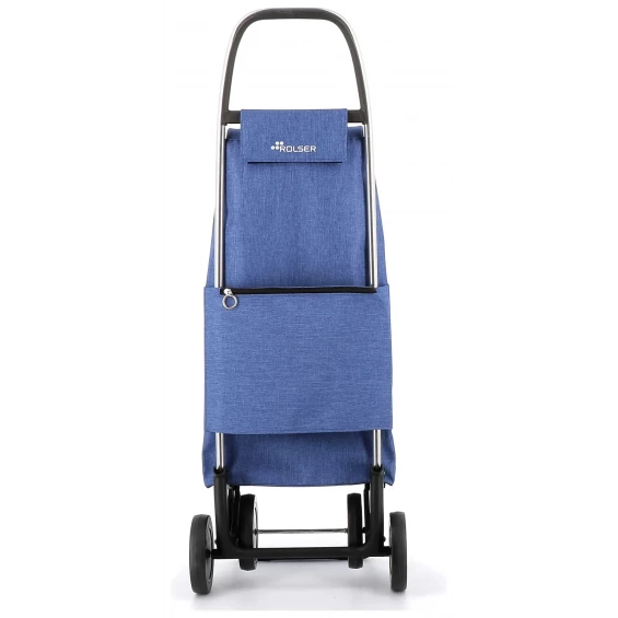 Carro de la compra Rolser I-MAX Tweed 4 Ruedas 43 L, Azul - imagen 3