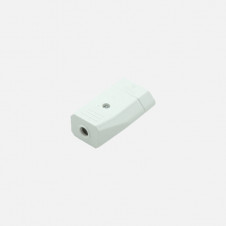 Eco Base Aerea Retractil Mod3 2p+e 10a 230v Blanca 2x4x6cm