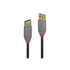 Lindy 36753 cable USB 3 m USB 3.2 Gen 1 (3.1 Gen 1) USB A Negro, Gris