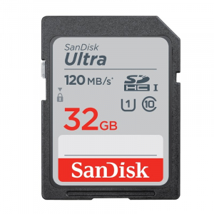 Tarjeta mde memoria SD SanDisk Ultra 32GB SDHC Memory Card 120MB/s