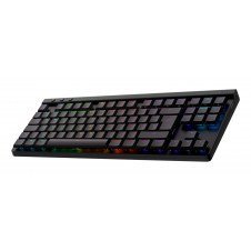 Logitech G G515 LIGHTSPEED TKL Teclado inalámbrico discreto para gaming, LIGHTSYNC RGB, diseño fino sin sección numérica, teclas de PBT, interrupt