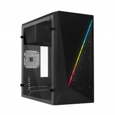 GABINETE ACTECK KIOTO COMPACT MICRO TOWER RGB 3.0 500W ACRIL AC-933070