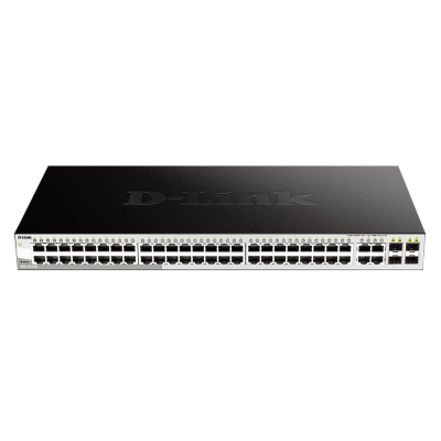 DGS-1210-48 switch Gestionado L2 Gigabit Ethernet (10/100/1000) 1U Negro
