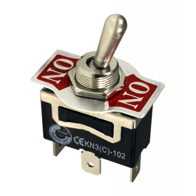 Interruptor Palanca Unipolar 10A/250V Faston 6,3mm ON-ON