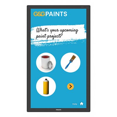 3000 series 24BDL3751T/00 pantalla de señalización Panel plano interactivo 60,5 cm (23.8) LCD Wifi 250 cd / m² Full HD Negro Pantalla táctil Procesador incorporado Android