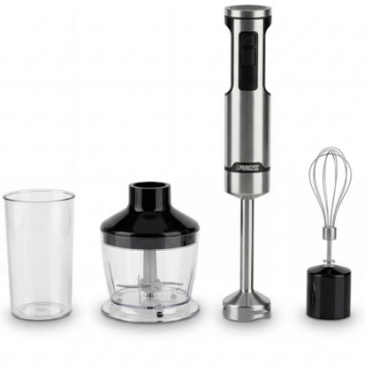 Batidora de mano Princess 221236/ 1500W/ 5 Velocidad/ Capacidad 0.8L/ Incluye Picadora y Batidor