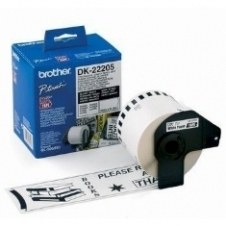 Etiquetas cinta continua brother blanca dk22205 63mm ql - 500a ql - 500bw ql - 560 ql - 570 ql - 580n ql - 1050