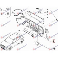 PARACHOQUE TRASERO(SENSORES) (O)