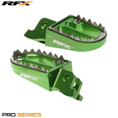 Reposapiés RFX serie Pro 2 (verde) - Kawasaki KXF250/450 FXFR2010199GN