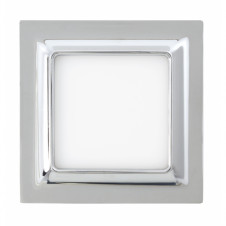 Downlight 9w 3000k Ventura Cromo 720lm 12x12