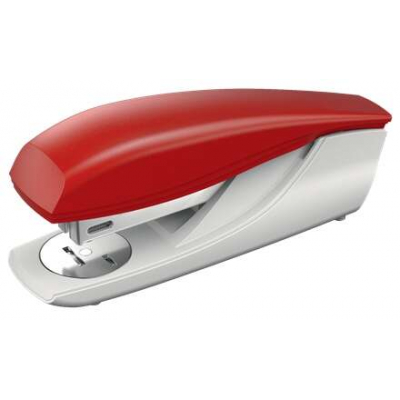 Petrus 235 Grapadora - Hasta 30 Hojas - Extraegrapas Integrado - Grapado Abierto y Cerrado - Color Rojo