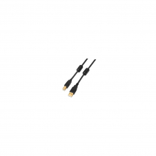 CABLE AISENS USB TIPO-A MACHO A USB TIPO-B MACHO IMPRESORA FERRITA DOBLE APANTALLADO 3M NEGRO A101-0010