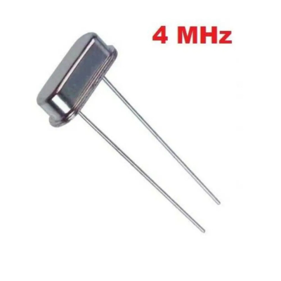 Cristal de Cuarzo 4MHZ perfir bajo
