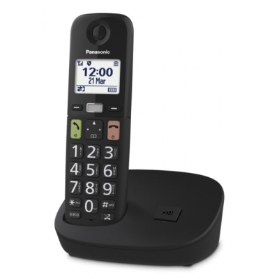 KX-TGU110EXB teléfono Teléfono DECT Identificador de llamadas Negro