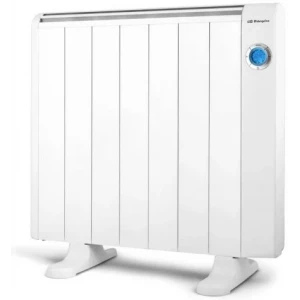 Emisor térmico seco Orbegozo RRE 1310 A, 1.300 W, 7 elementos, 3 modos, display LCD, blanco