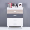 Mueble bañera-cómoda con ruedas (2en1) LIFE White · Alondra