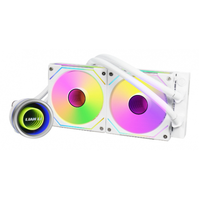 GA II TRINITY Carcasa del ordenador Sistema de refrigeración líquida todo en uno 12 cm Blanco 1 pieza(s)