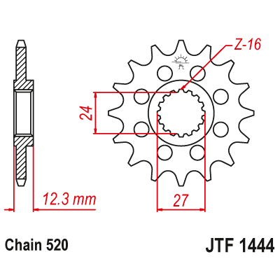 Piñón JT SPROCKETS JTF1444.15